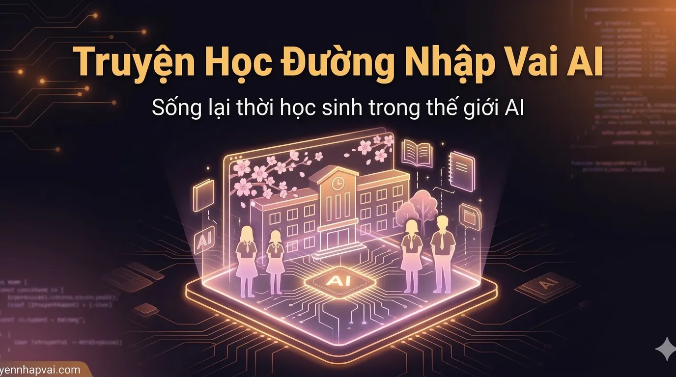 Truyện học đường nhập vai AI — Sống lại tuổi học trò qua câu chuyện do AI tạo ra