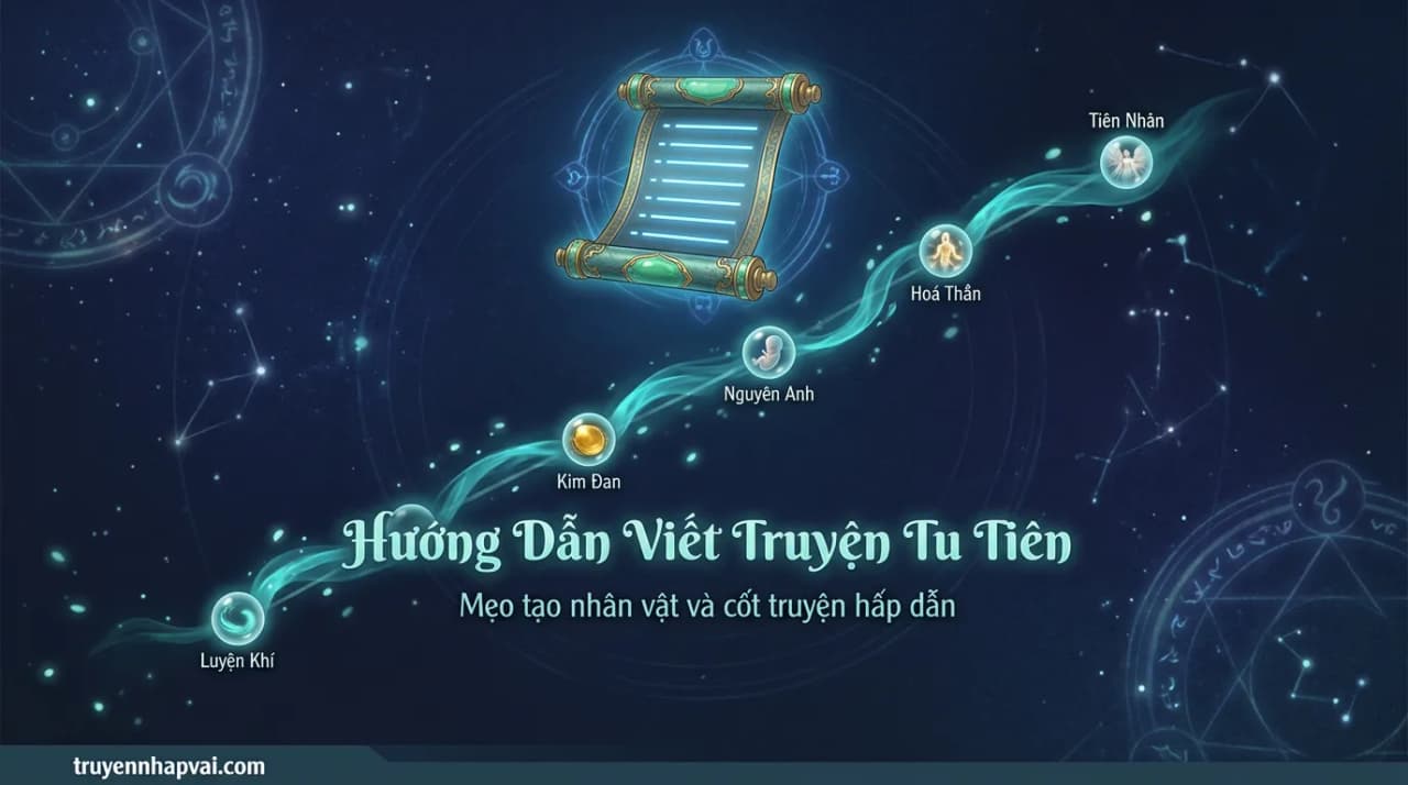 Hướng dẫn viết truyện tu tiên hay — Mẹo tạo nhân vật và chiến lược tu luyện